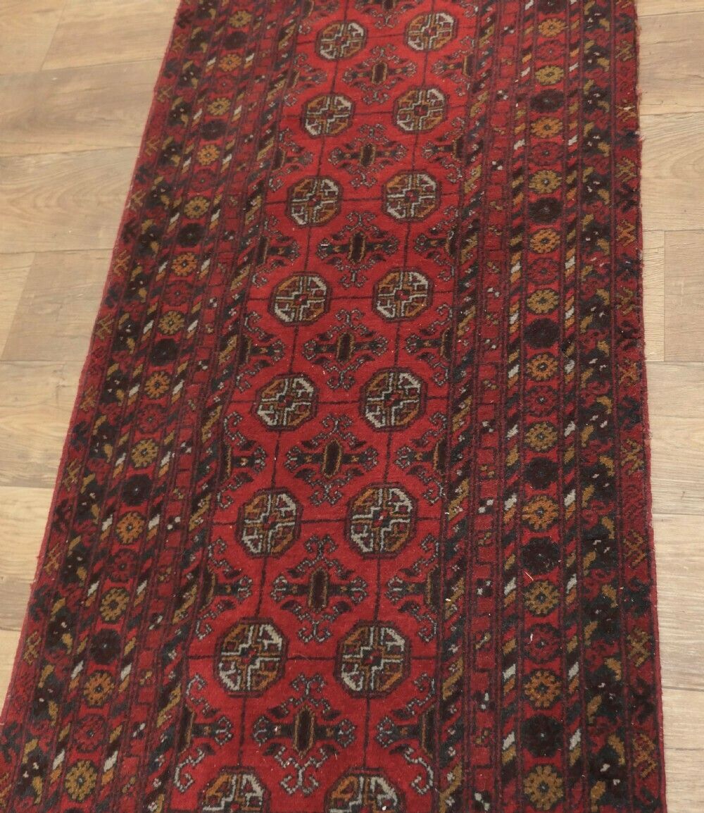 Vintage Traditional Pattern Wool 10ft Carpet Runner photo for sale