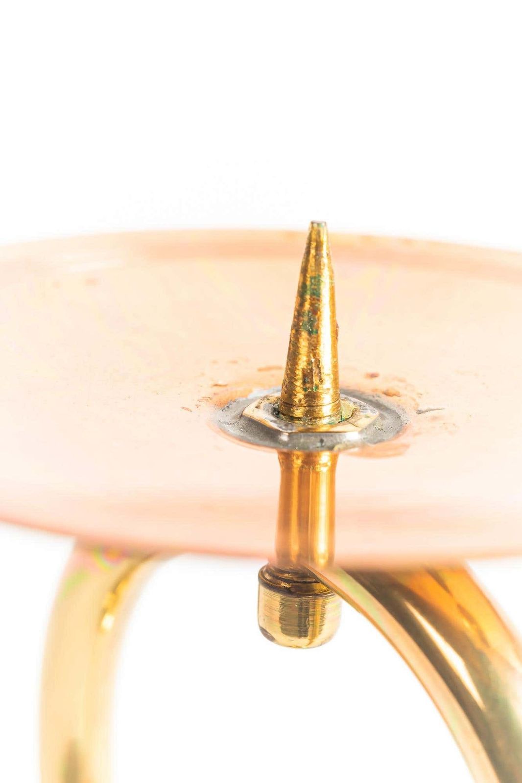 Candle Holder Vienna Brass And Copper Combination Around 1960s photo 211.0