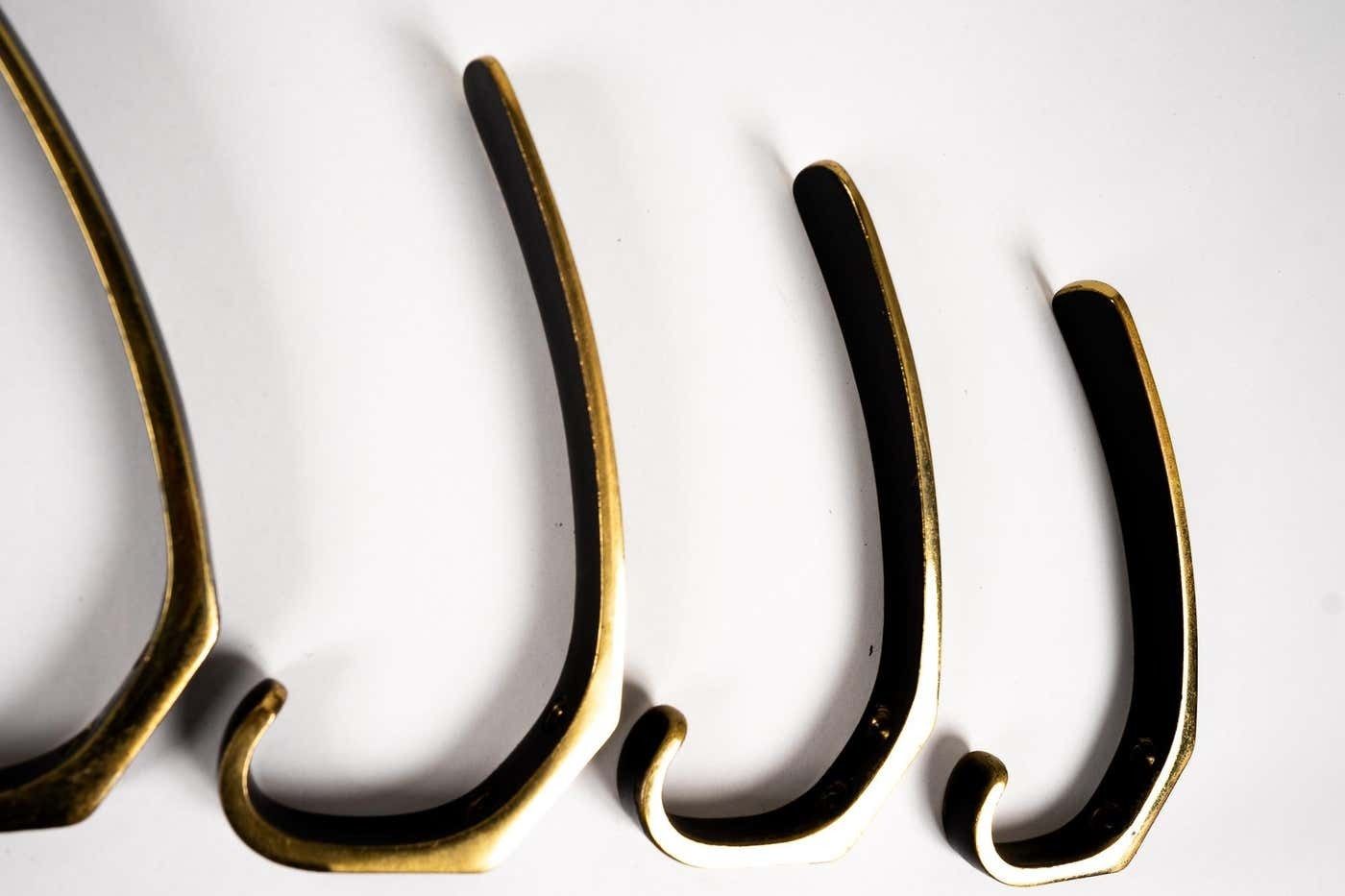 Austrian Brass Wall Hooks By Hertha Baller Around 1950s photo 701.0