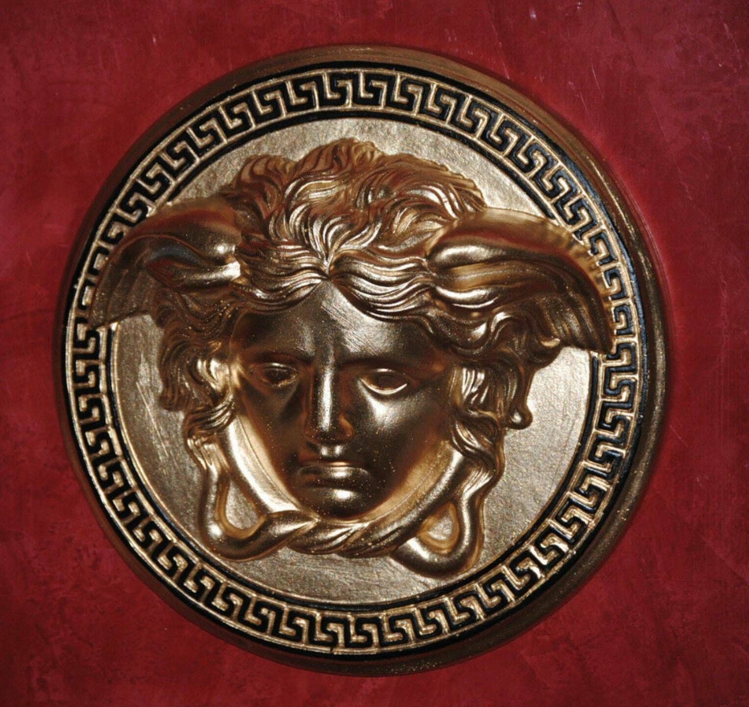 Design Rosette Medusa Sculpture Figures