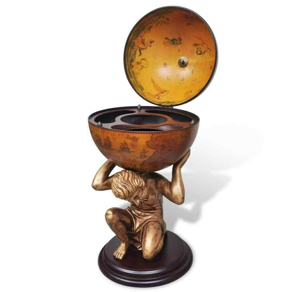 Globus Bar Home Bar World Globe Cocktail Bar Deco Bar Wine Table Bar 42×42×85cm photo Furniture
