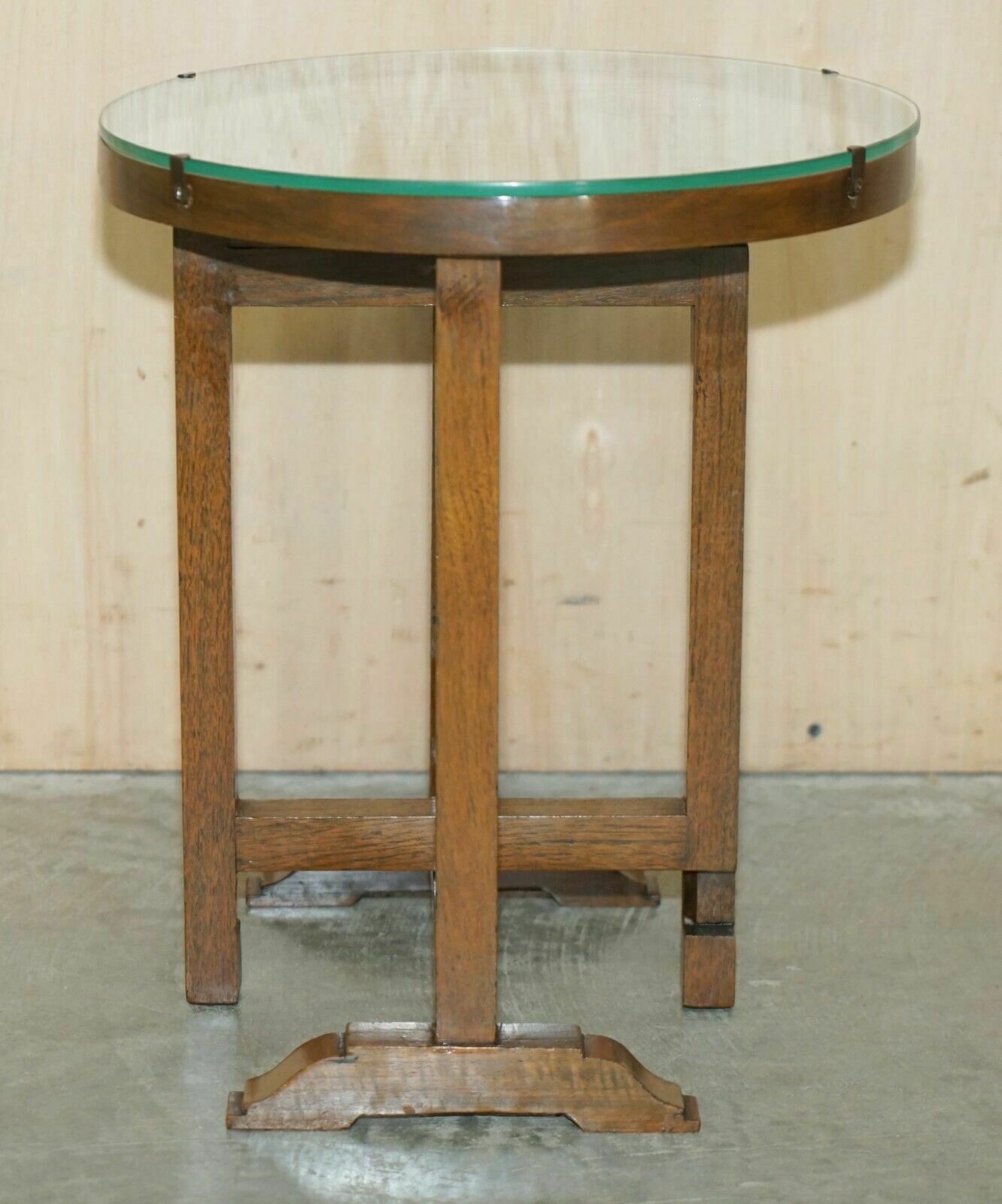 photo vintage Pair Of Circa 1940 Chinese Export Chinoiserie Side End Wine Games Folding Tables