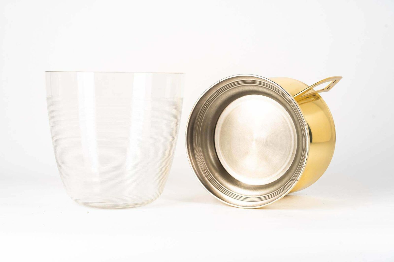 Art Deco Brass Bowl With Original Glass, Vienna, Around 1920s photo buy