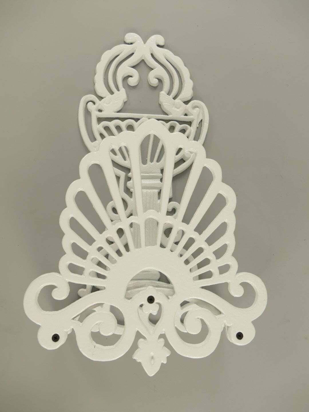 Garden Hose Holder Wall Hose Holder Cast Iron Wall Mount Antique Style photo Art