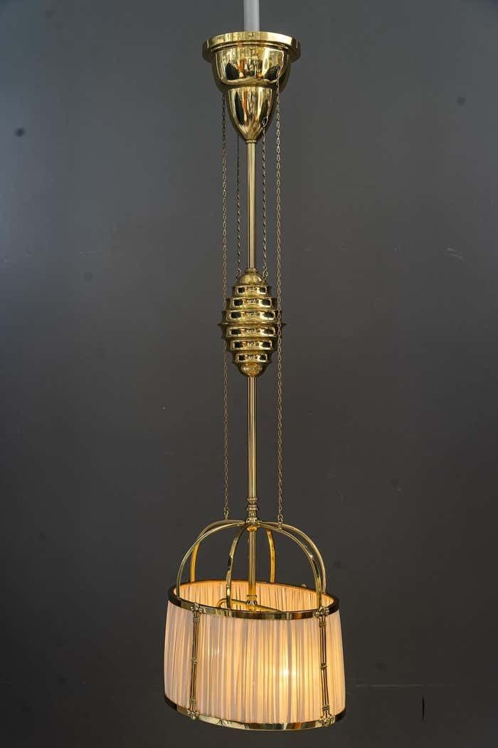 photo vintage Crystal Glass "Palwa" Chandelier Around 1970s