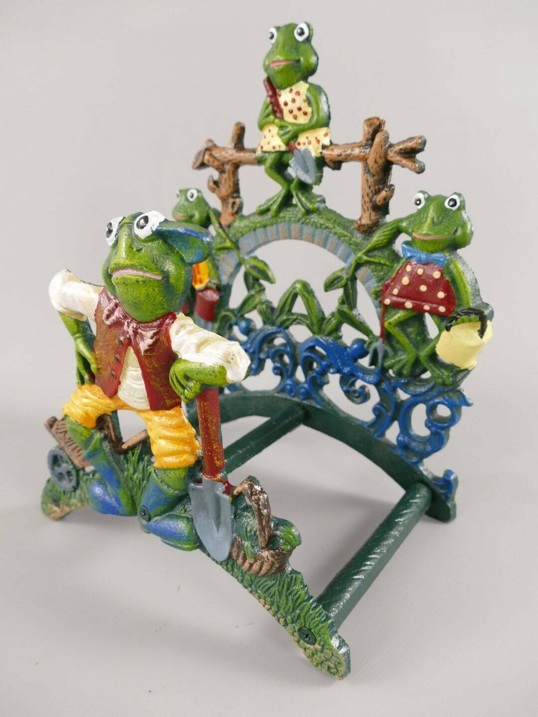 Vintage Hose Holder Frog Garden Hose Holder photo furniture
