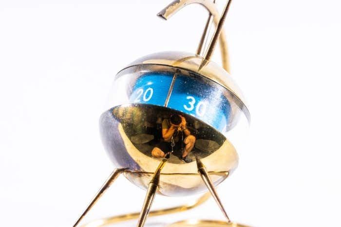 photo vinterior Thermometer, 1950s For Tables, Vienna, Around 1950s