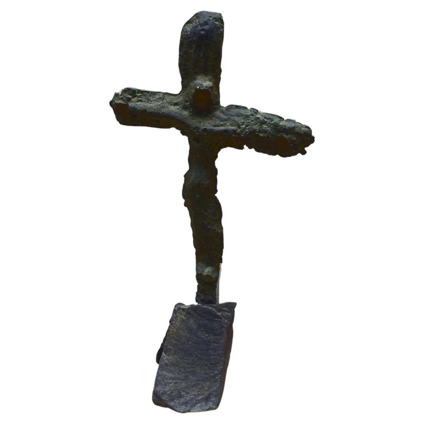 A Sculptural Crucifixion By The Catalan Artist Xavier Ruscallleda (1944   2008)