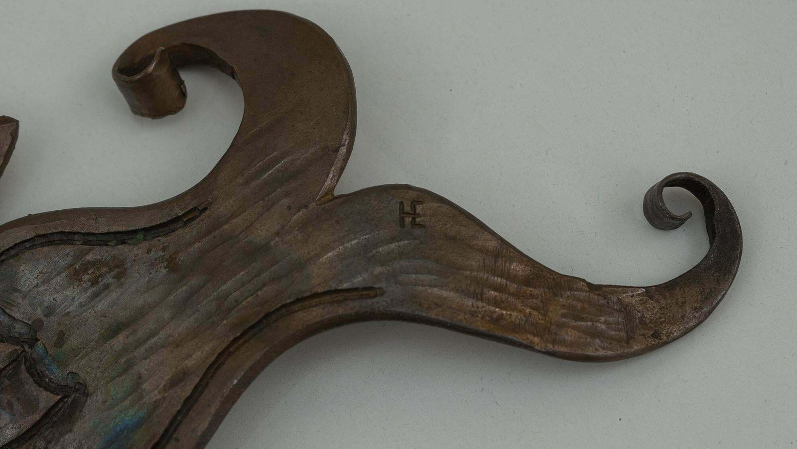 photo furniture Forged Iron Ashtray In Shape Of A Fish, Vienna, Circa 1960s