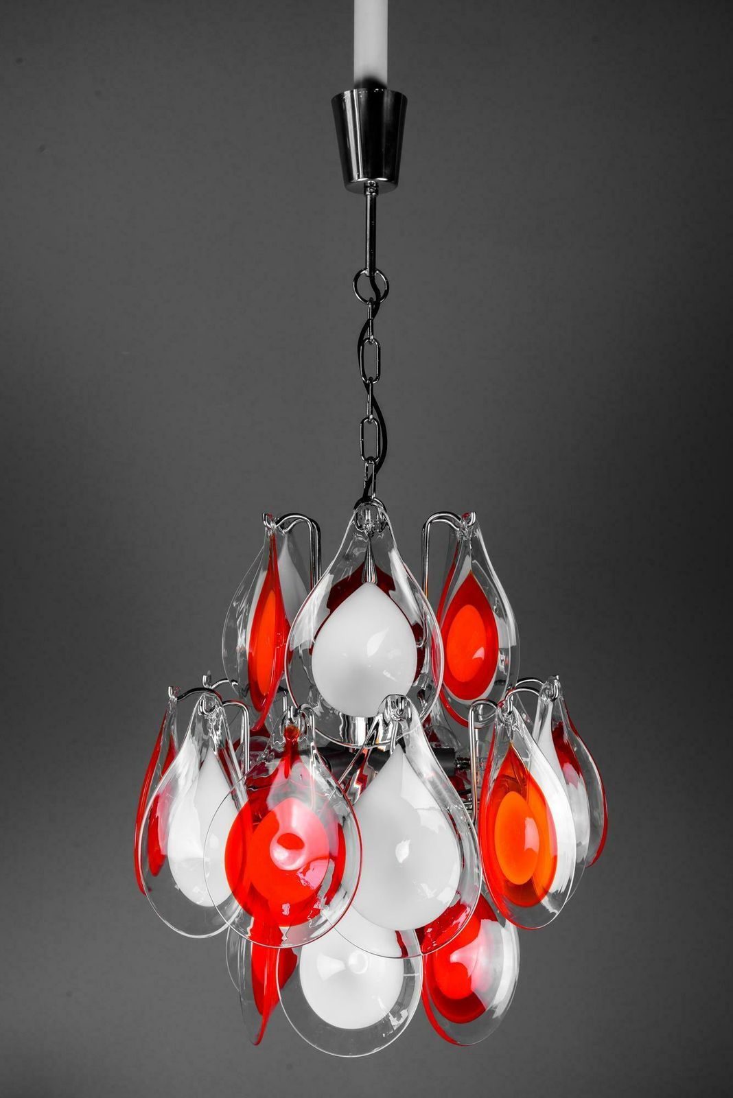 Glass Chandelier, 2000s, Style Of Gino Vistosi photo furniture