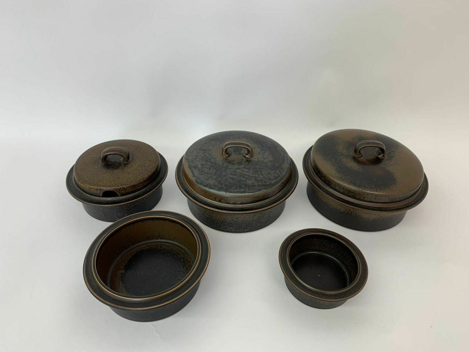 Set Serveergoed Ulla Procope Voor Arabia Finland, Model 'Ruska', Ca. Jaren 1970