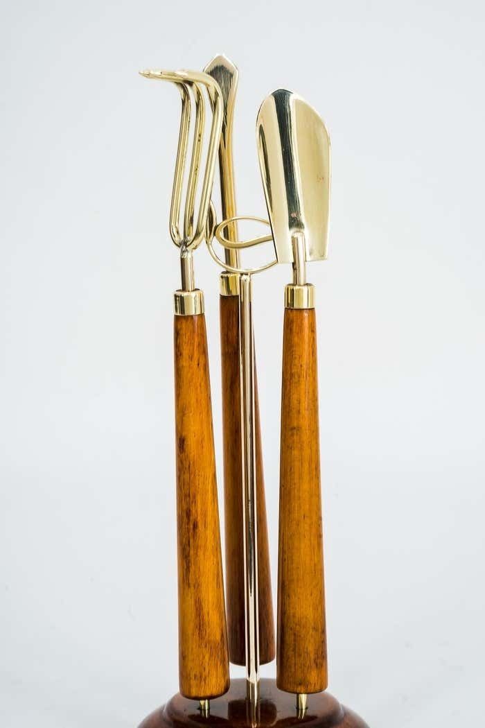 Mini Garden Tools With Wooden Handles, Set Of 4, 1970''S photo furniture