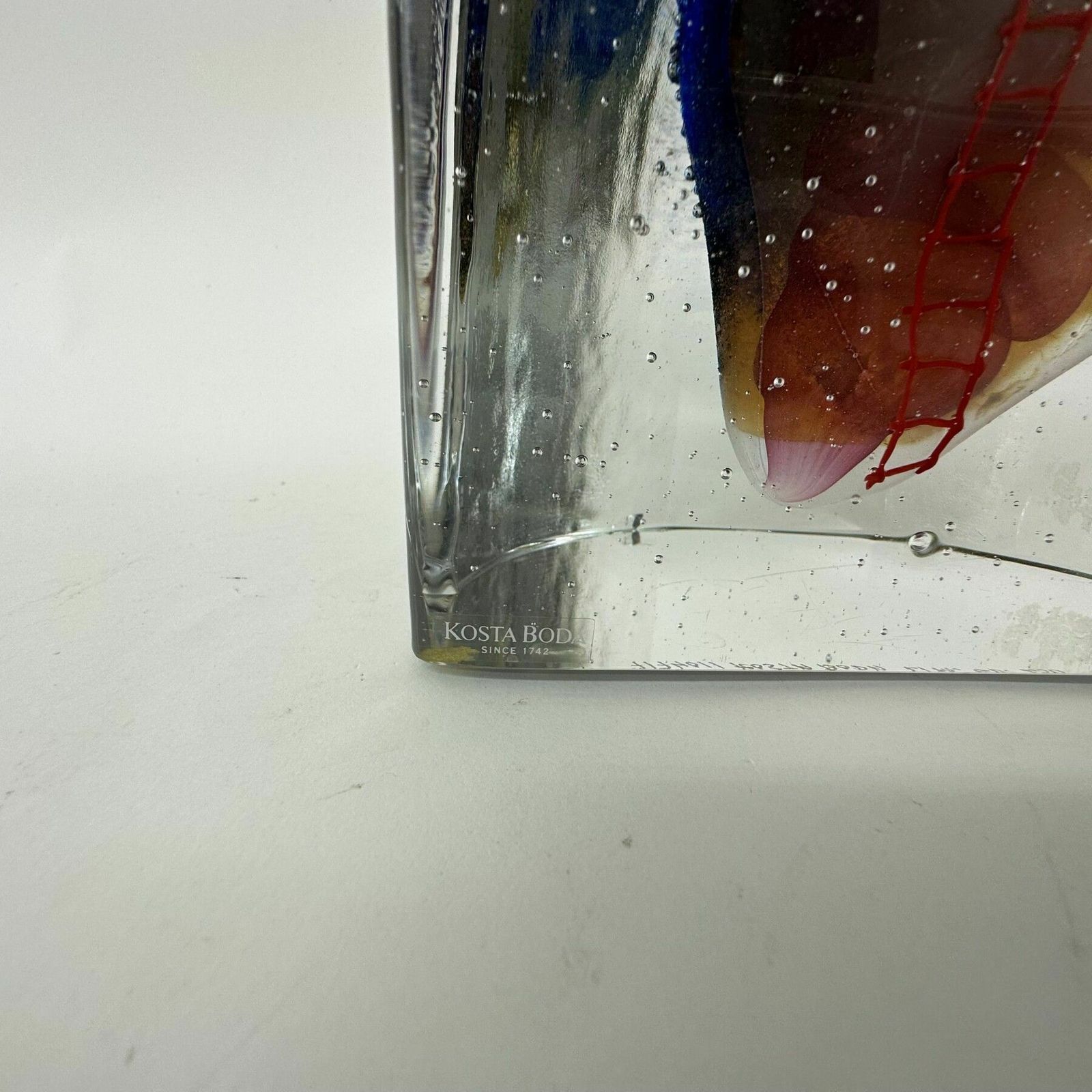 Bertil Vallien Voor Kosta Boda Glas 'Together' Sculptuur Limited Edition photo vinterior