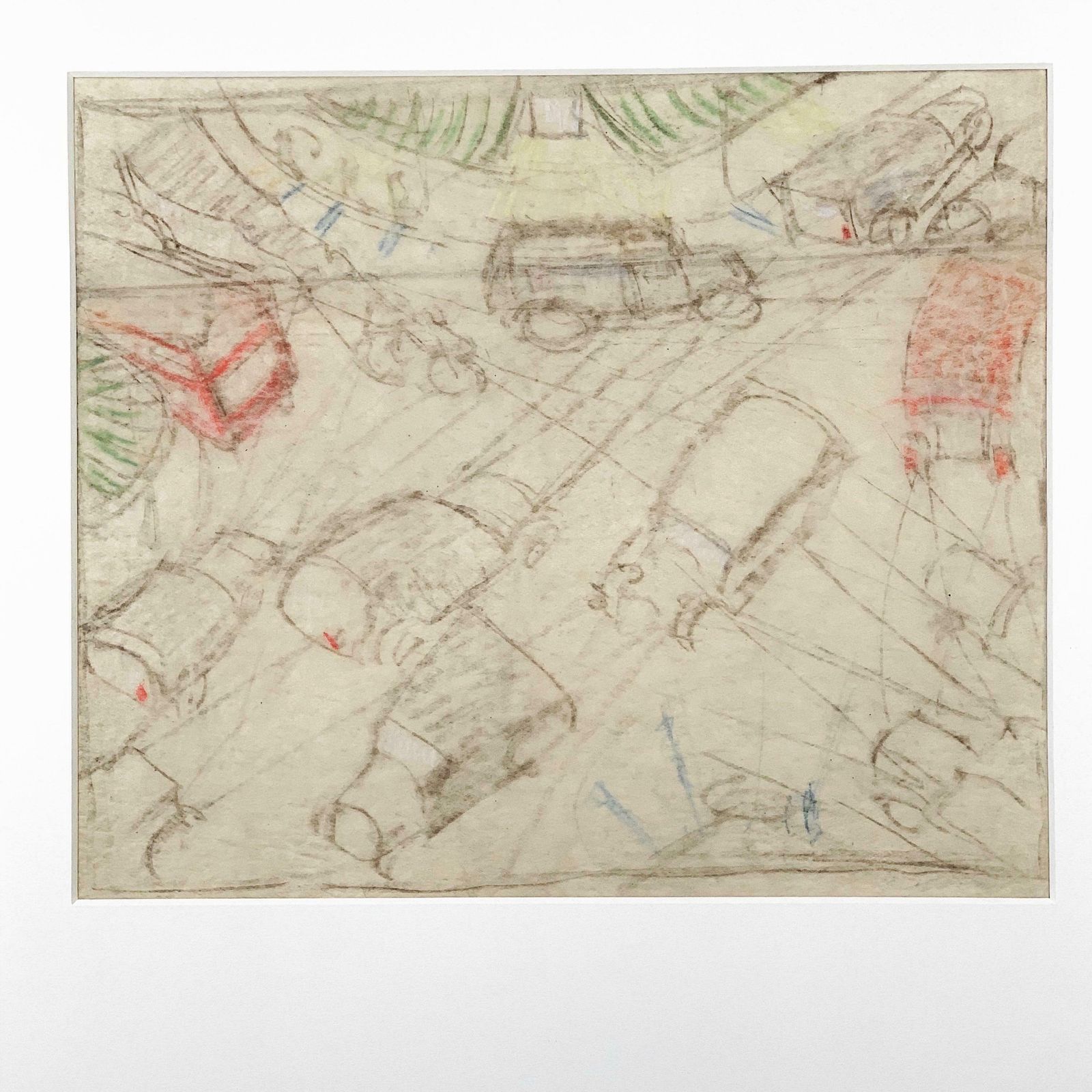 Cyril Edward Power, Grosvenor School Study For Piccadilly Circus III, Circa 1930 photo 2250.0