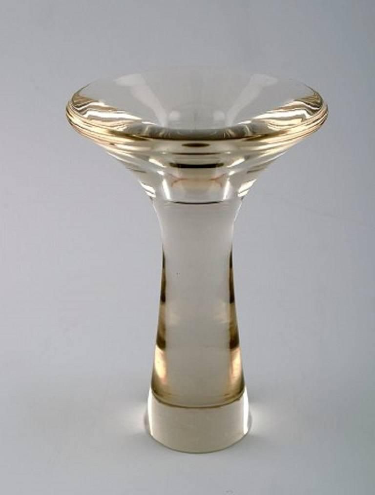 Iittala, Tapio Wirkkala Art Glass Vase, Beautiful Finnish Design photo furniture