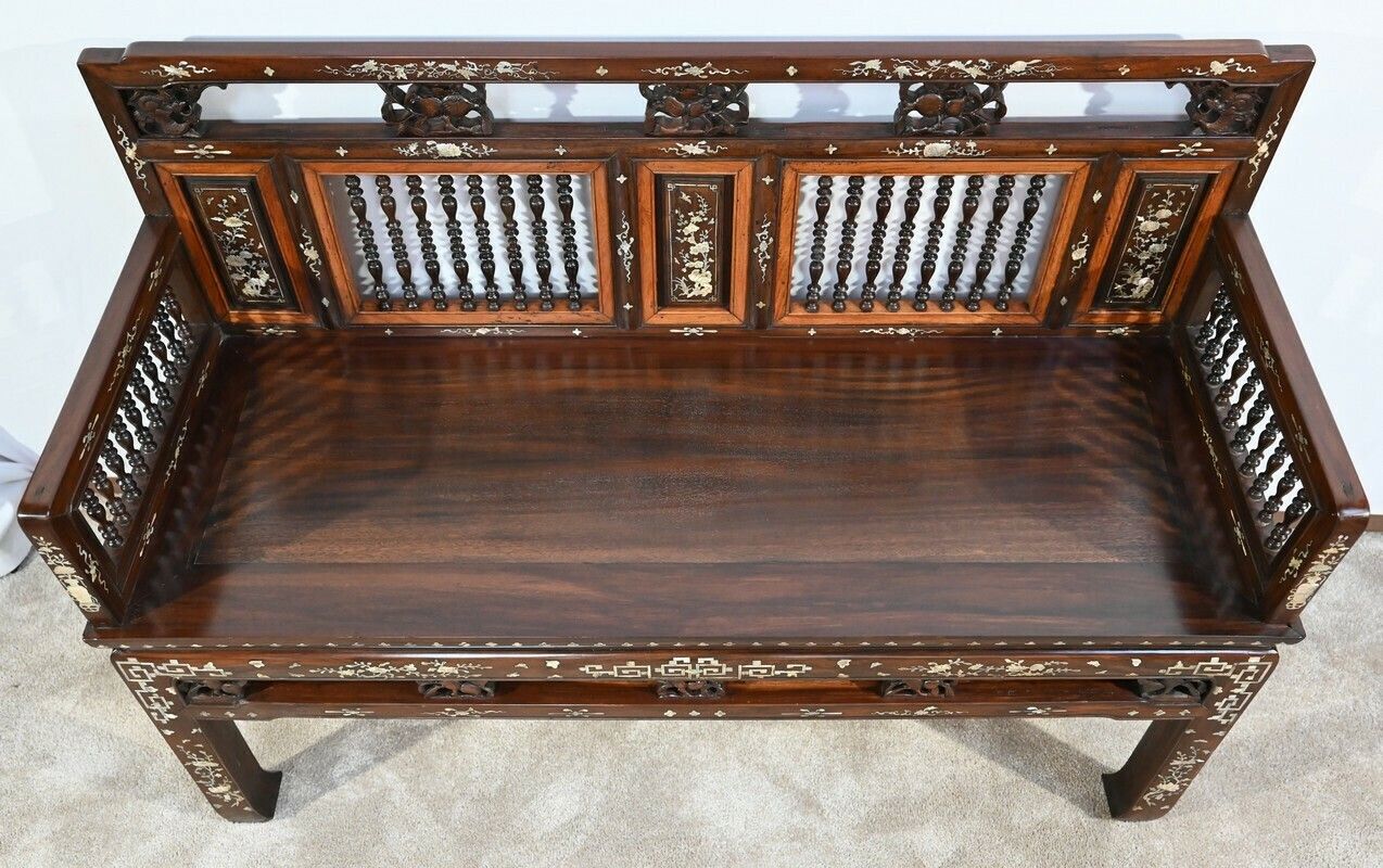 Small Indochinese Bench  Late 19th Century photo for sale