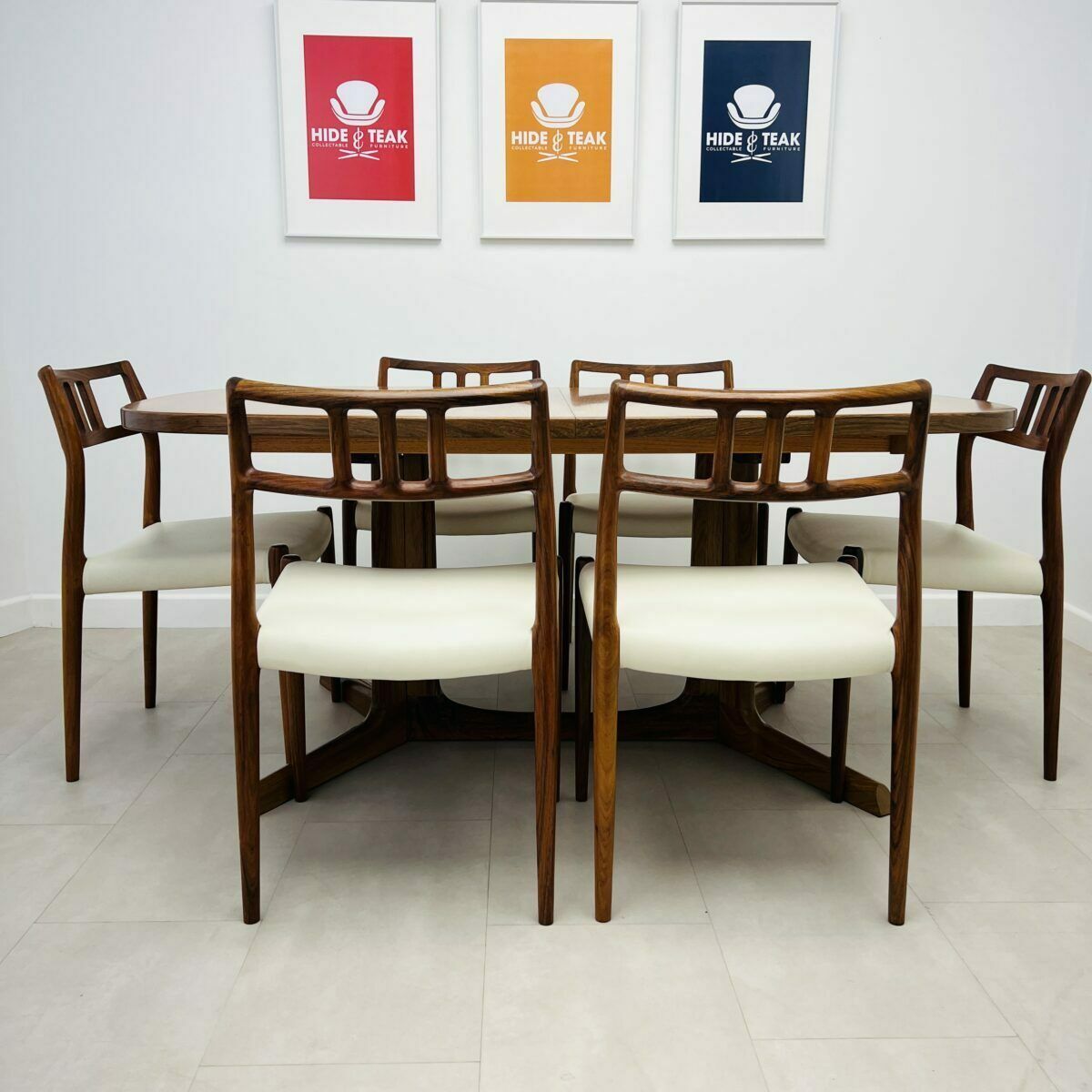 Danish Dining Set By Niels Otto Møller
