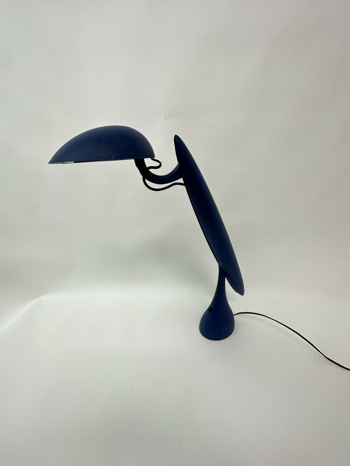 Lighting Postmodern Heron Blue Lamp By Isao Hosoe For Luxo, 1980’s photo