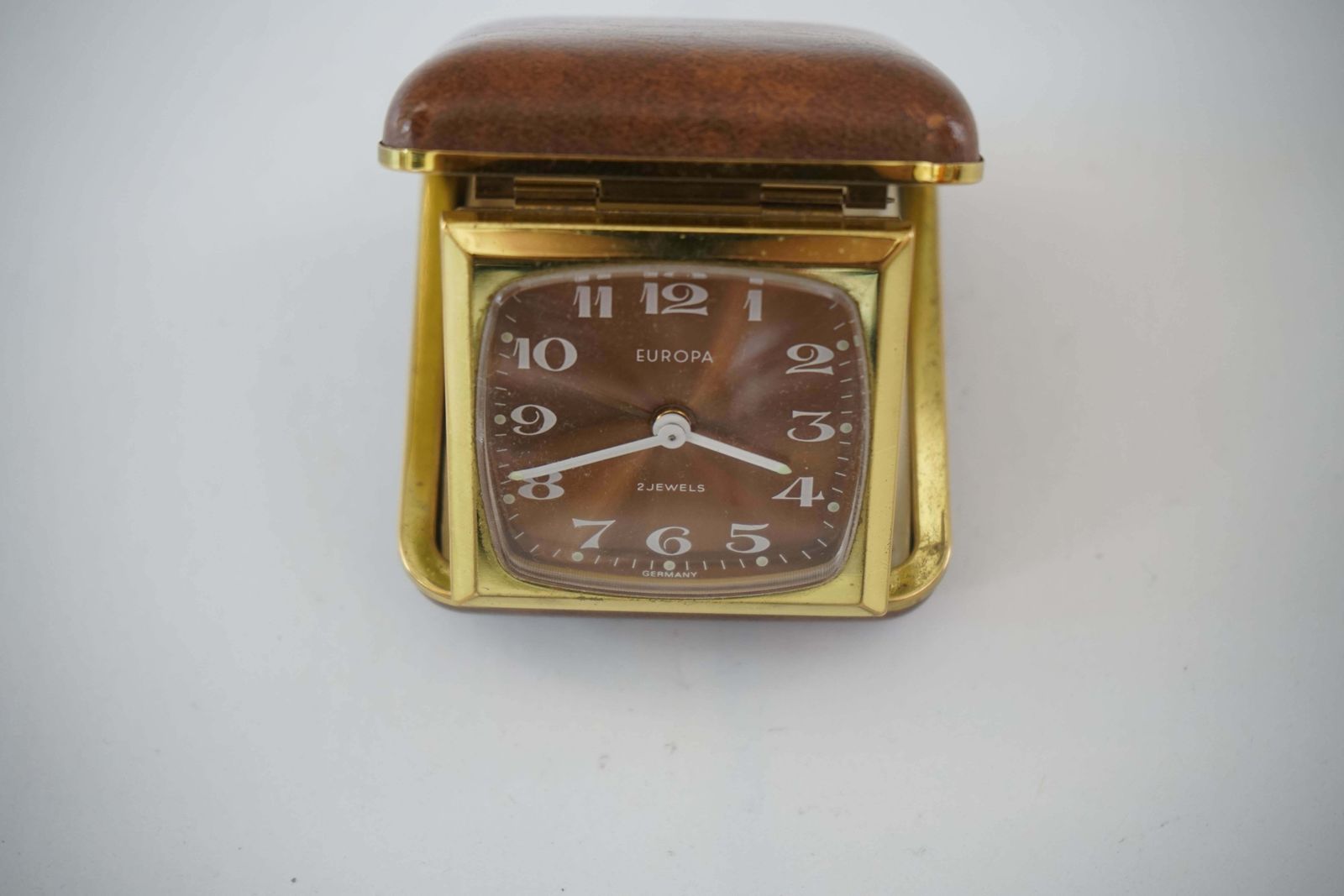 Travel Alarm Clock "Europe", 1950s photo for sale