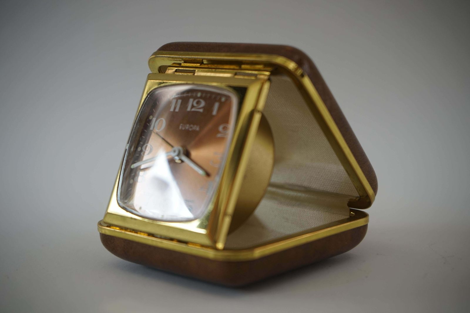 Travel Alarm Clock "Europe", 1950s photo Home Decor