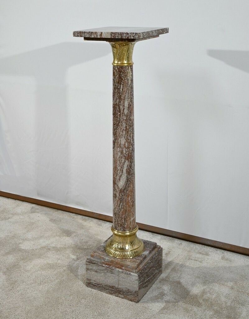Marble Column   Late 19th Century photo for sale