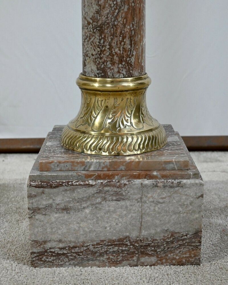 photo furniture Marble Column   Late 19th Century