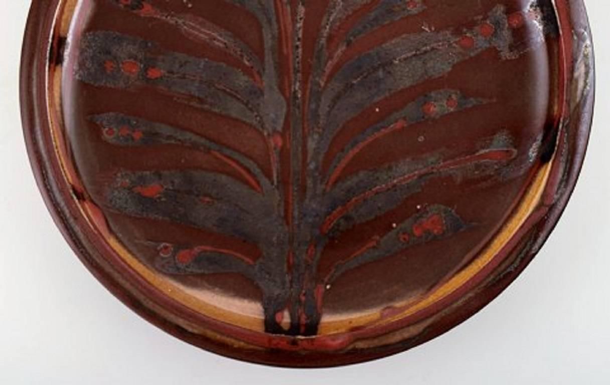 Robin Hopper, English / Canadian Ceramist. Ceramic Dish In Luster Glaze. 1980s photo Home Decor