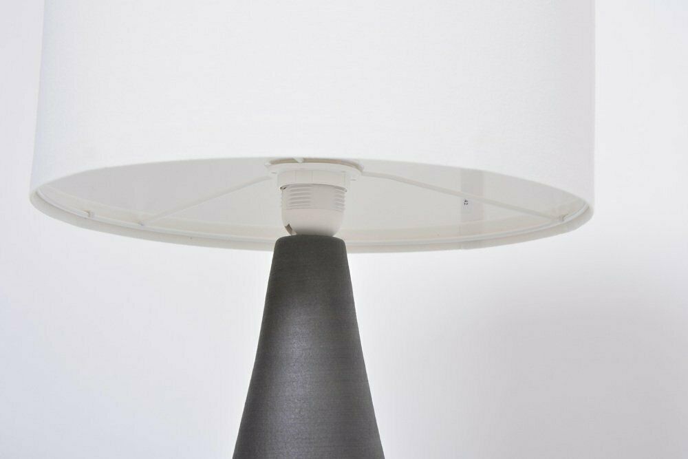 Mid Century Danish Ceramic Model 3048 Lamps By Einar Johansen For Soholm, 1960s, Set Of 2 photo vinterior