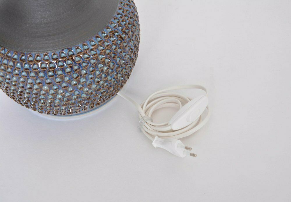 photo for sale Mid Century Danish Ceramic Model 3048 Lamps By Einar Johansen For Soholm, 1960s, Set Of 2