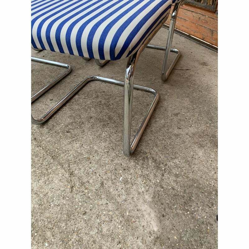 Set Of 4 Vintage Italian B32 Cesca Chairs By Marcel Breuer, 1970s photo vintage