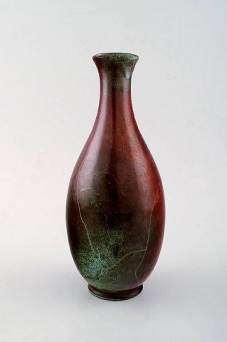Richard Uhlemeyer, German Ceramist, Four Ceramic Vases, Beautiful Glaze photo furniture