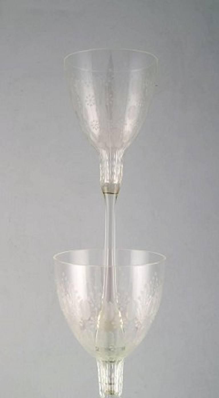 Bjørn Wiinblad For Rosenthal, Very Large And Rare "Romanze" Glass photo furniture