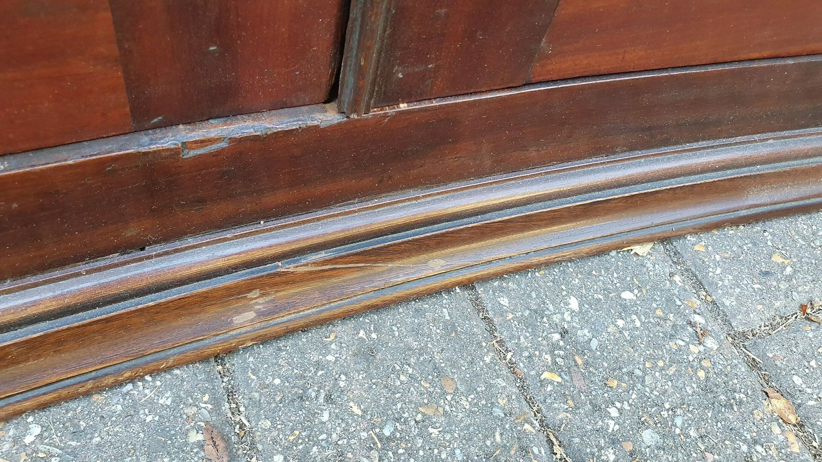 Rare Vintage Victorian Glazed Glass Cupboard With Box Compartment To Top Entryway Furniture. photo vinterior