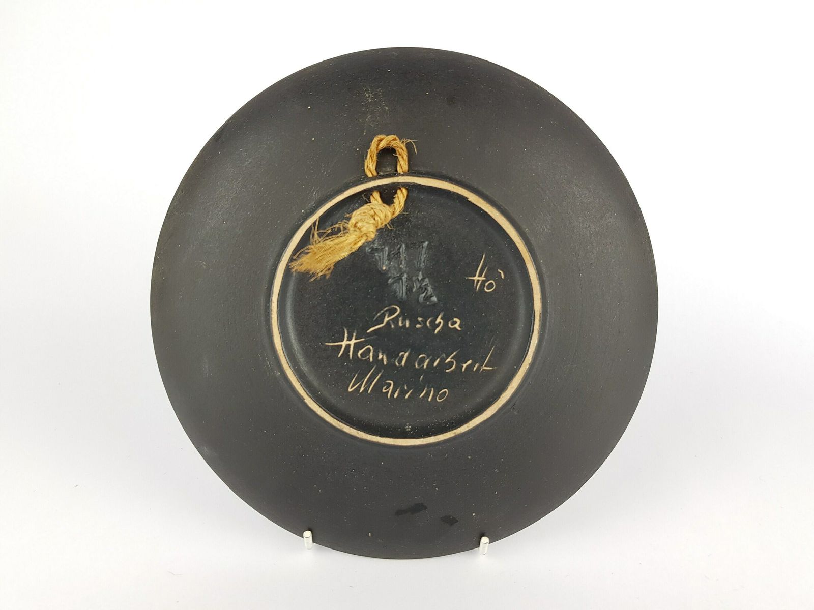 Vintage Ruscha Keramik Wall Plate With Marino Decor 717 1.5 West German Pottery 1960s photo for sale