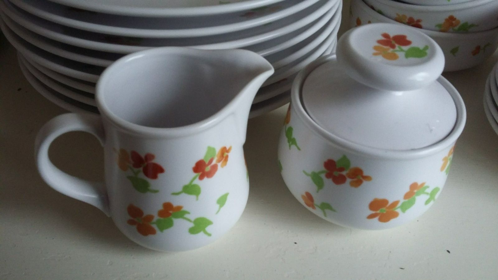 Noritake China Dinner Service ‘Happy Days’ photo vintage