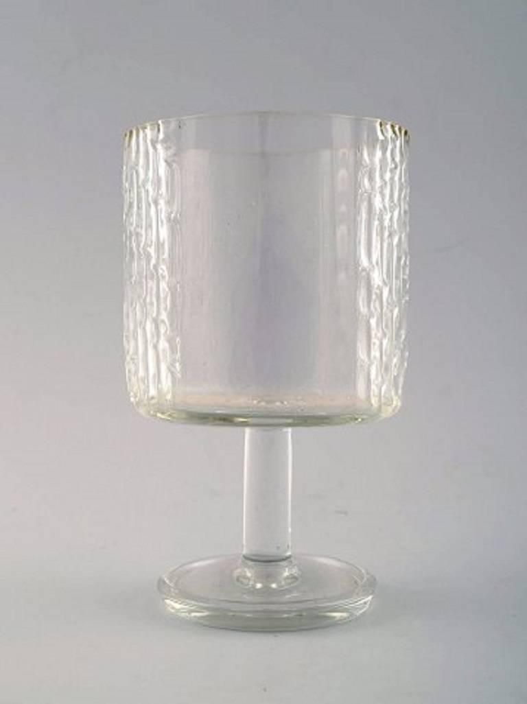 Riihimaki Riihimaen, Finland, Findari Nine Glasses By Nanny Still, 1960s photo for sale