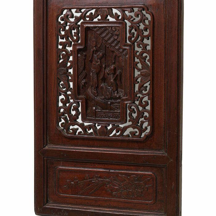 Single Decorative Carved Window Panel photo furniture