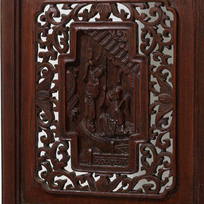 Single Decorative Carved Window Panel photo for sale