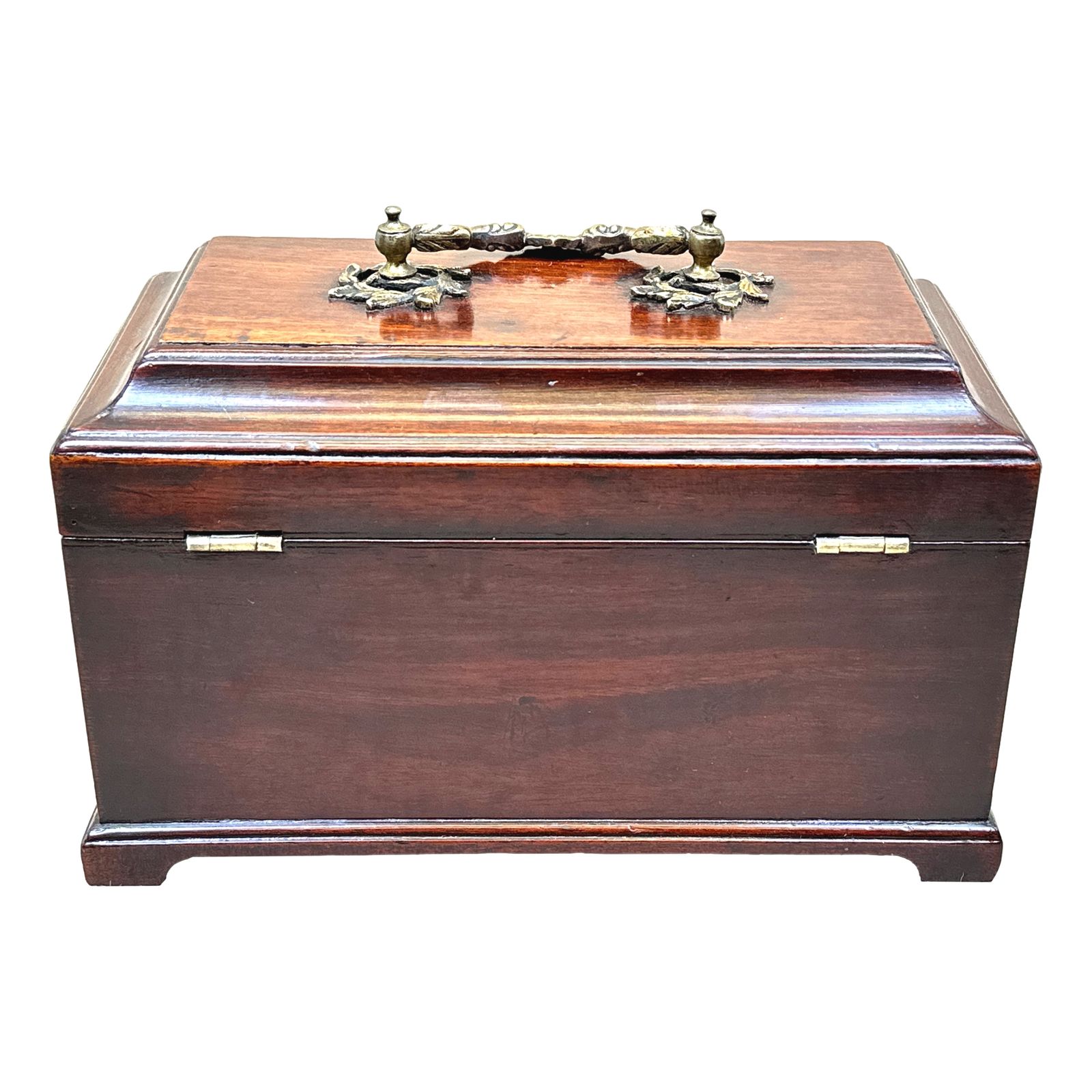 Georgian 18th Century Mahogany Tea Caddy (England, Circa 1760) photo Home Decor
