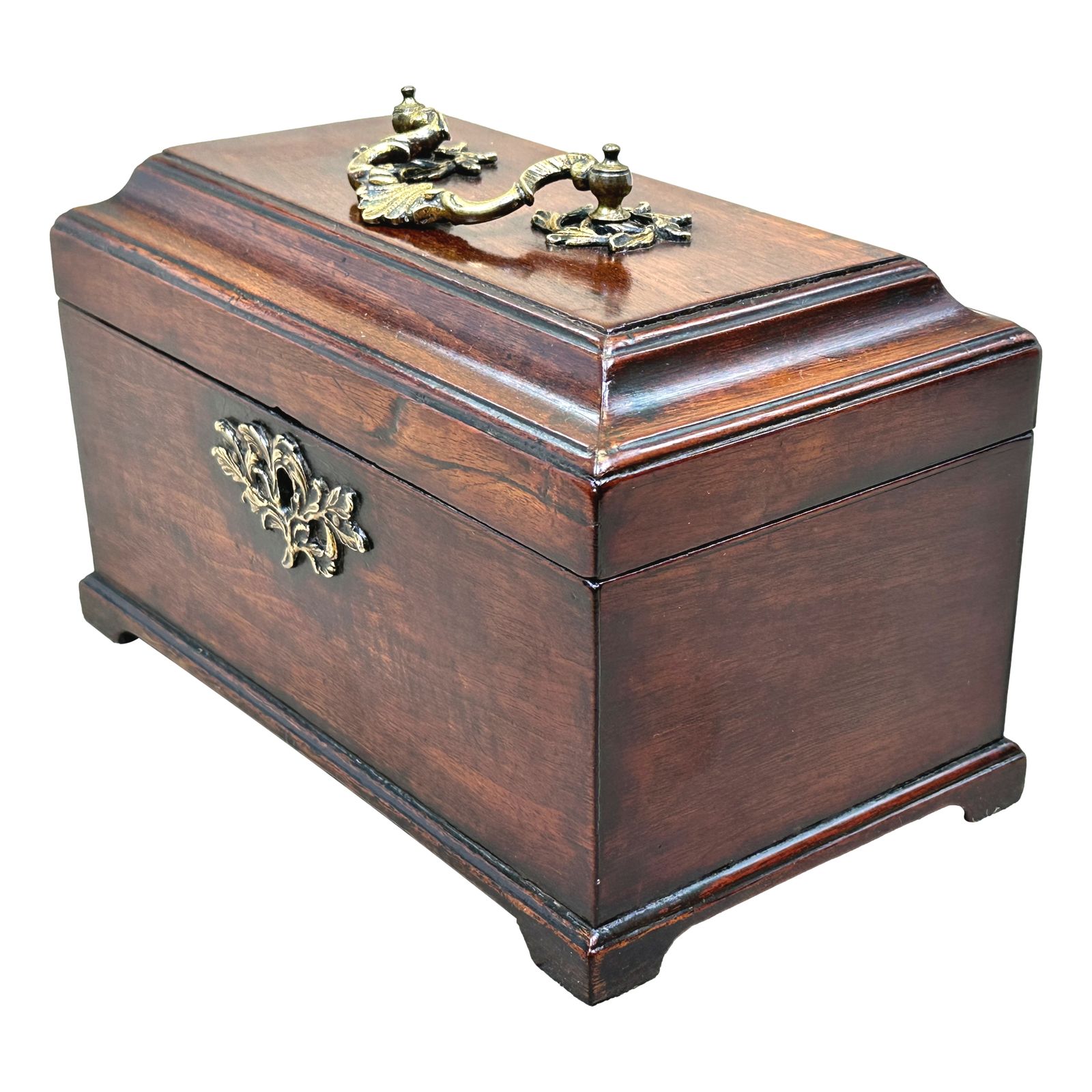 Georgian 18th Century Mahogany Tea Caddy (England, Circa 1760) photo buy