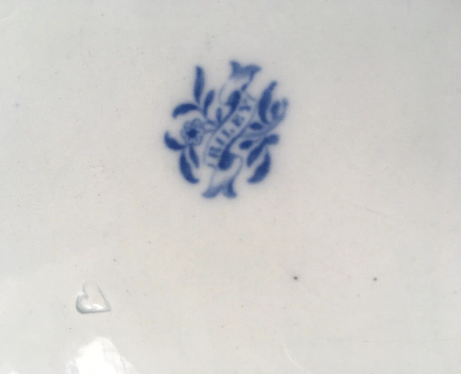 Antique C1820 John And Richard Riley Claude Lorrain Blue And White Cabinet Plate photo vintage