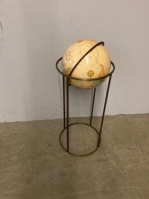 American Vintage 60s Globe With Metal Structure  Modern photo furniture
