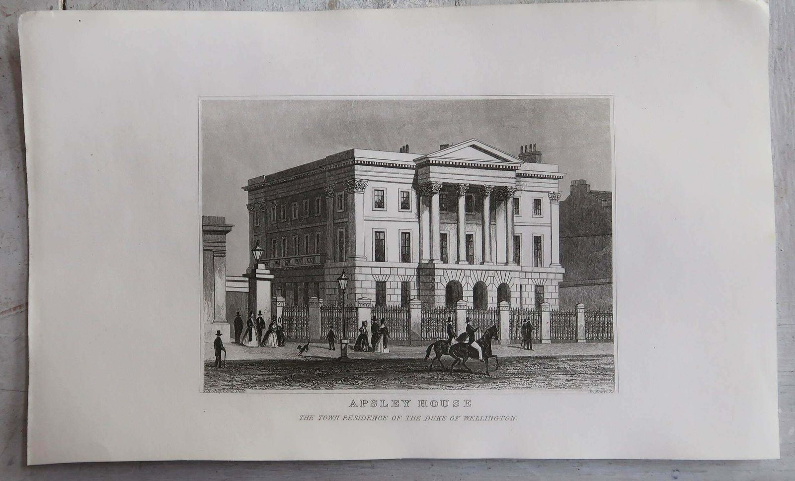 Set Of 15 Antique Architectural Prints, London Buildings, Circa 1840 photo buy
