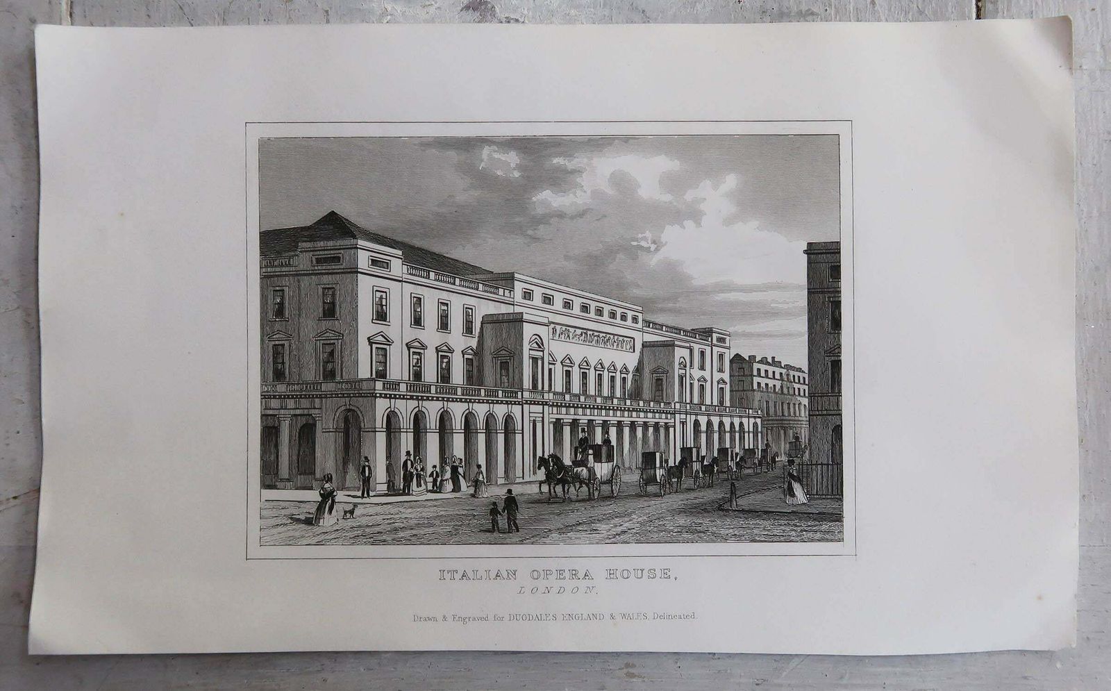 photo vinterior Set Of 15 Antique Architectural Prints, London Buildings, Circa 1840