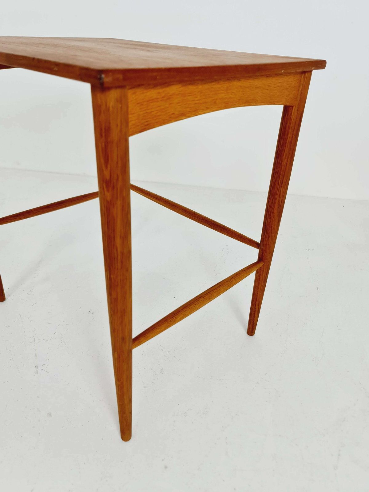Swedish Nightstand / Side Table Teak By Folke Olsson For Bodafors, 1960s photo vintage
