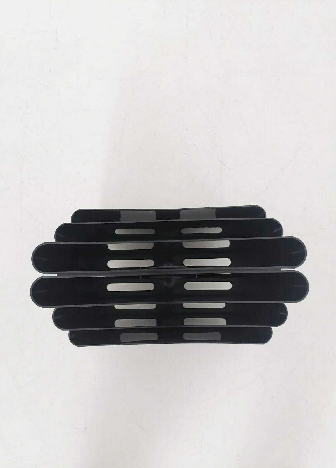 Giotto Stoppino By Kartell Italy Black Plastic Magazine Rack Model 4675 photo for sale
