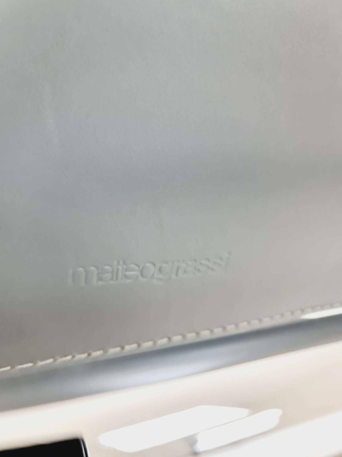 photo for sale 1 Of 4 Original Model Mg5 Centro Studi Desk Grey Leather Chair By Mart Stam & Marcel Breuer For Matteo Grassi, 1970s