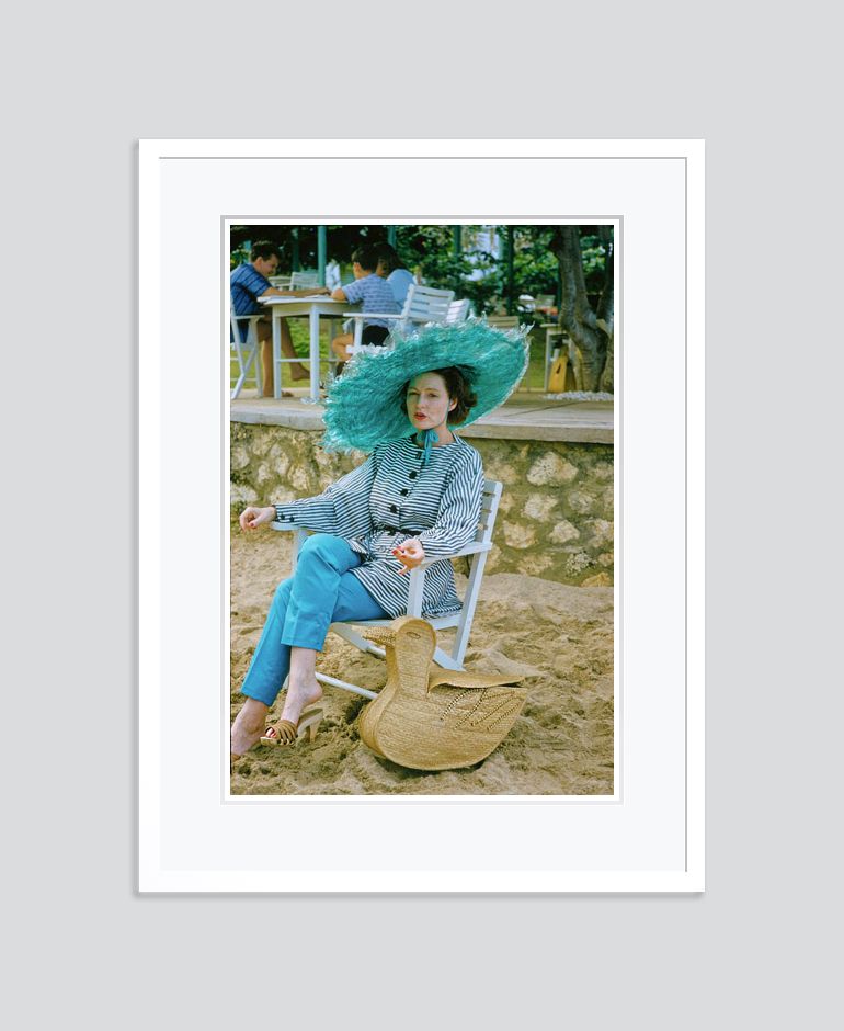 Beachwear By Toni Frissell Oversize Archival Pigment Print Framed In White