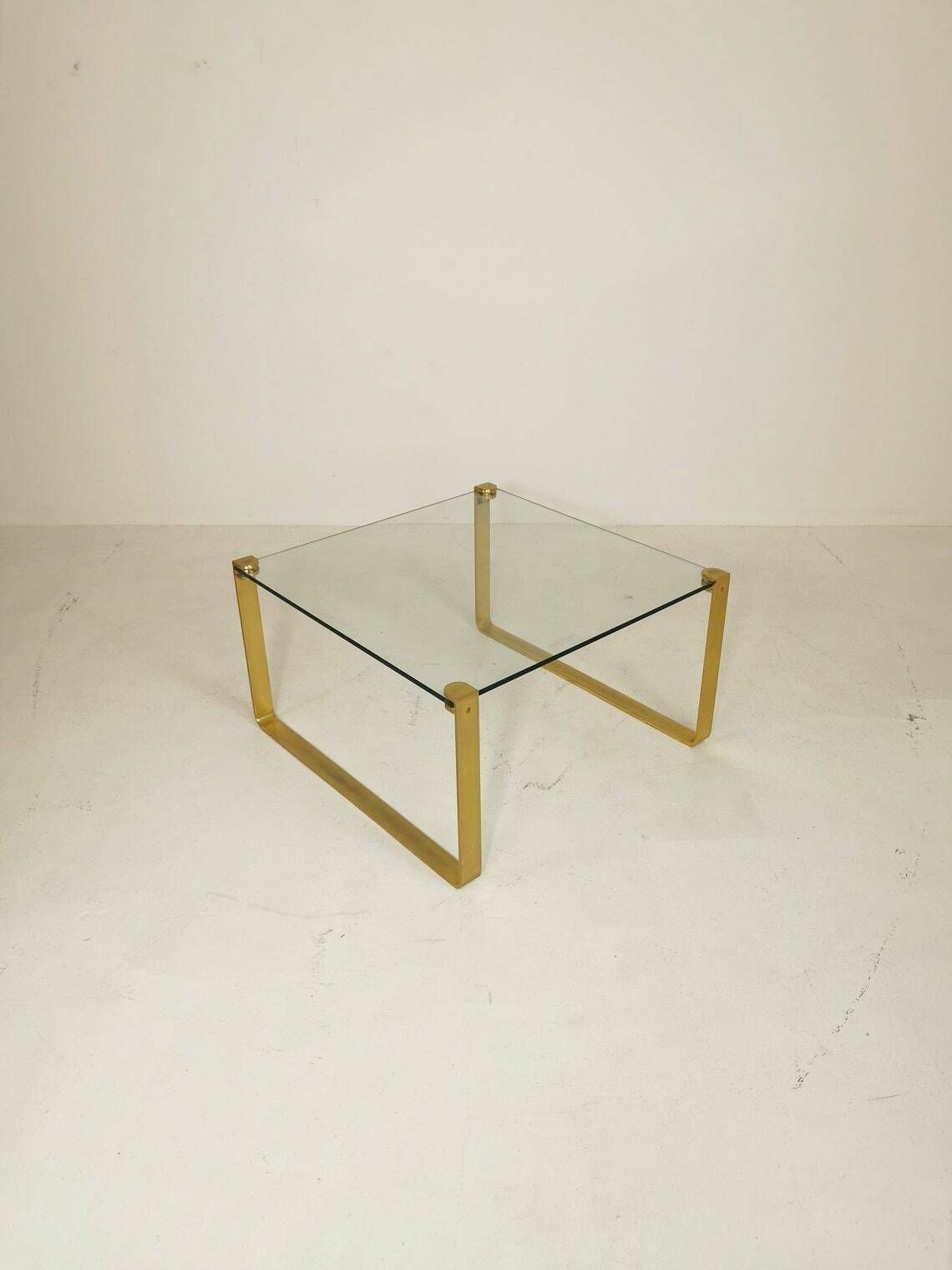 photo for sale Brass Coffee Table By Friedrich Wilhelm Möller For Ronald Schmitt, 1970s