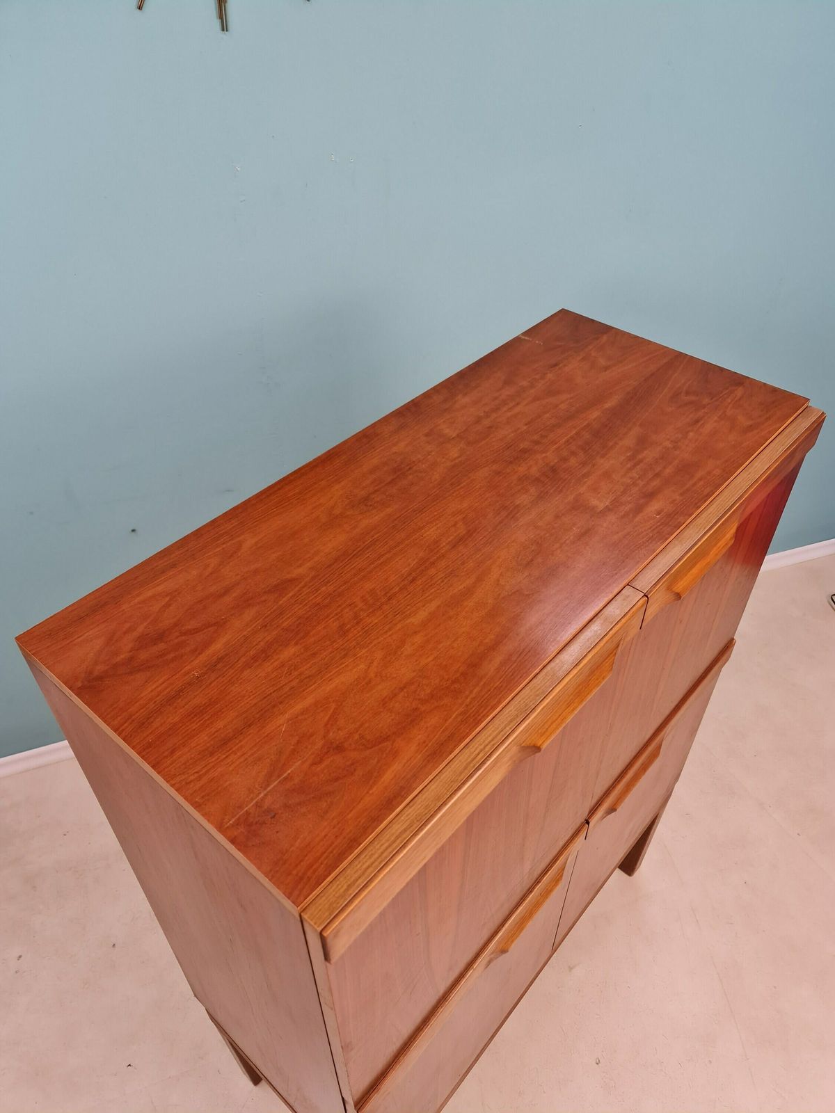 Highboard Walnut Sideboard From The 50s German By Palette Work Furniture Modern Walnut photo 700.0